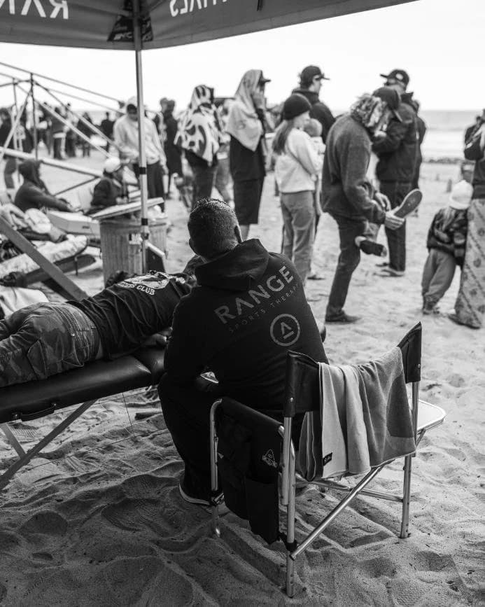 Range Sports Therapy on the beach